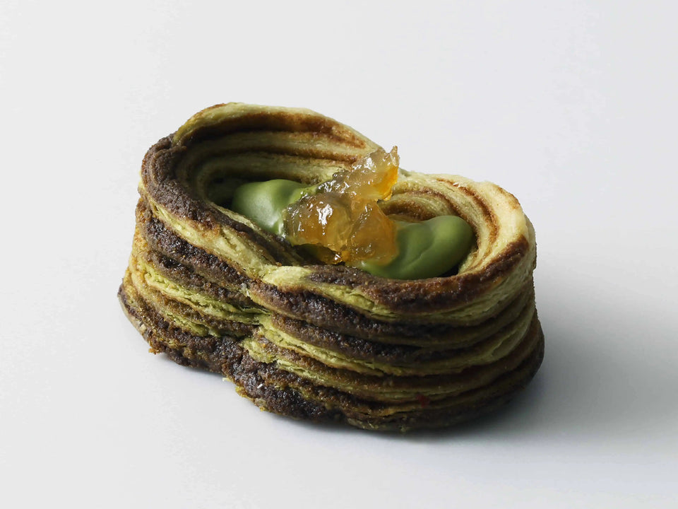 Matcha Yuzu Abalone Puff Pastry - 1